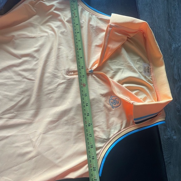 GOLF SHIRT XL brand new, peach, black and sky blue - Picture 9 of 9